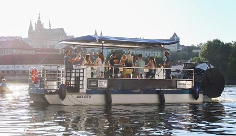 beer cycle boat stag do