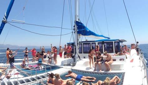 catamaran party cruise stag do