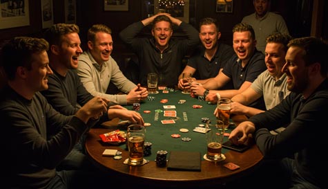 poker & female performer