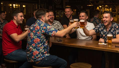 stag dinner and drinks stag do