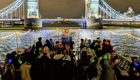 silent disco boat party stag do