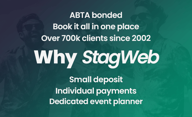 Book a package with StagWeb