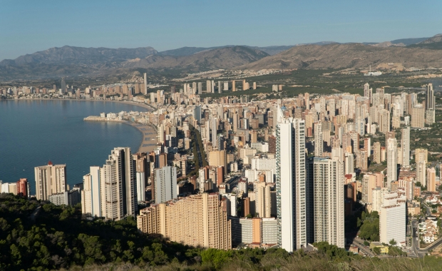 skyline view of Benidorm