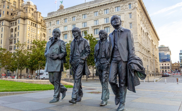 The Beatles statue