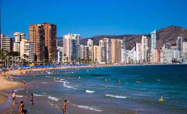 Things to do in Benidorm for adults Levante Beach