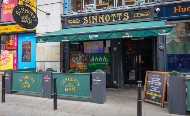 The exteriors of Sinnotts Bar